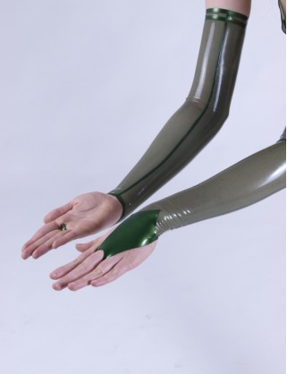 Latex Lange Armstulpen